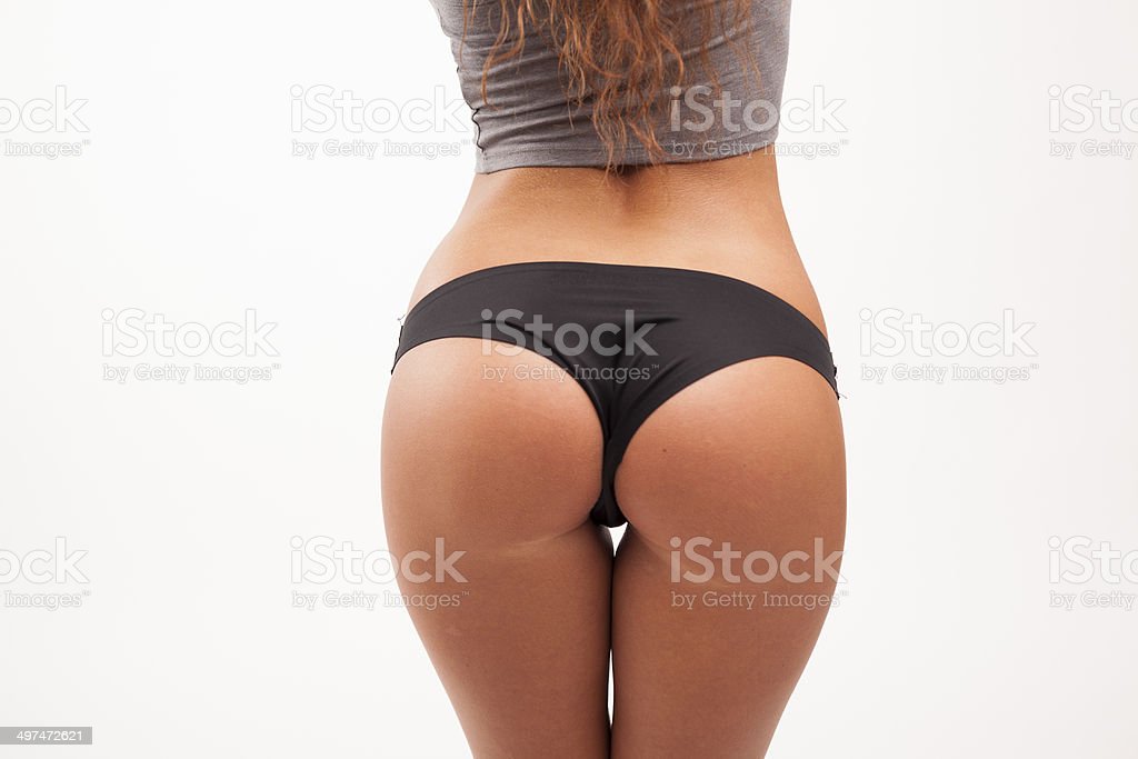 woman's smooth buttocks